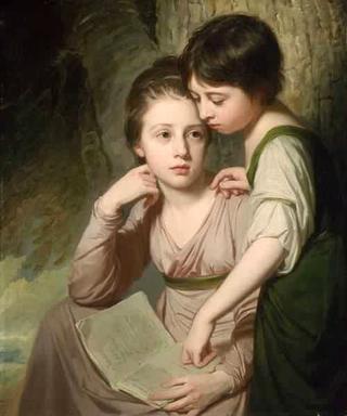 Portrait of Two Girls Misses Cumberland