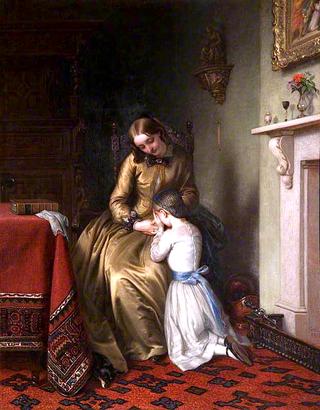 Prayer Time – Mrs Cope and Her Daughter Florence