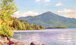 White Face Mountain from Lake Placid