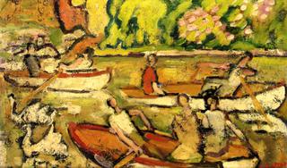 Boats in the Bois de Boulogne