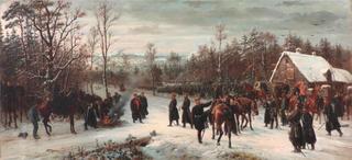 弗雷德里克·查尔斯王子抵达维翁维尔战场