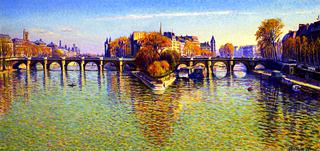 The Pont Neuf in Paris (Beautiful Clear Weather)