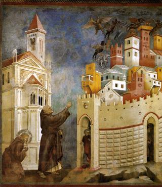 Legends of Saint Francis ~ 10. Exorcism of the Demons at Arezzo