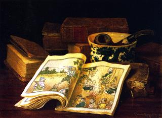 Still LIfe with Japanese Children's Book