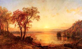 Sunset at Greenwood Lake