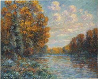 By the River in Autumn