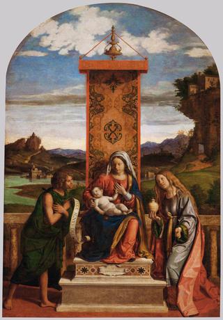 圣母子与圣徒施洗约翰和抹大拉的马利亚