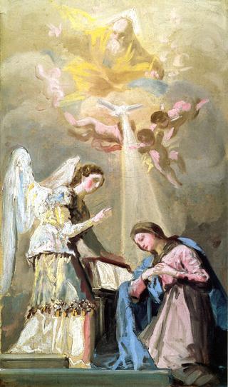 Sketch for The Annunciation