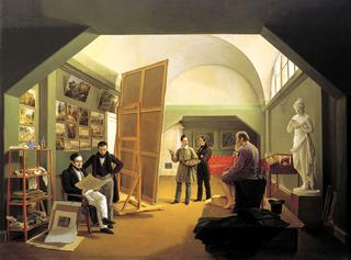 The Studio of Pyotr Basin