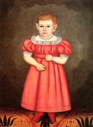 Young Girl in Pink Dress