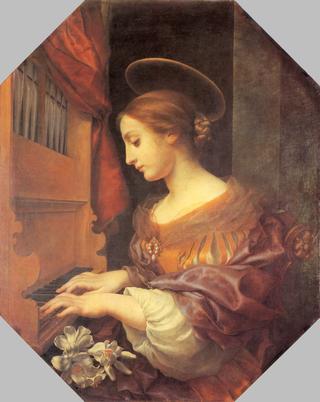 St Cecilia at the Organ