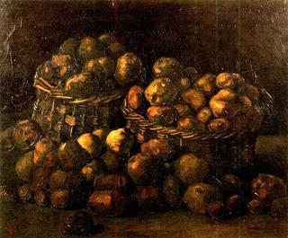 Still Life with Two Potato-baskets