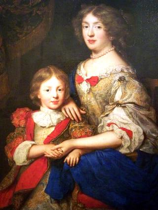 Portrait de Madame de Sillery and her son