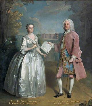 亨利英格拉姆，第七任欧文子爵和他的妻子安妮