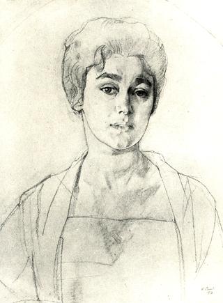 Portrait of N.G. Vysotskaya