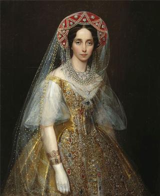 Portrait of Grand Princess Maria Alexandrovna, Daughter of Alexander II