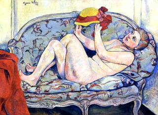 Nude Reclining on a Couch