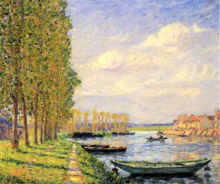 A Canal at St. Mammes