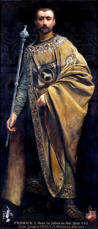 弗里德里希一世的肖像，佐伦伯爵