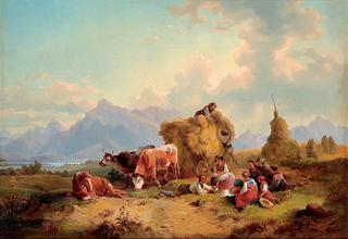 Harvest Scene near Salzburg