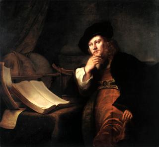 A Scholar at His Desk