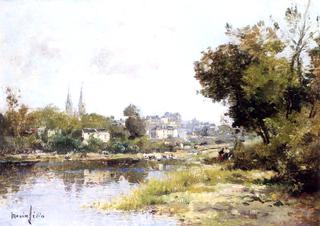 Village by a River