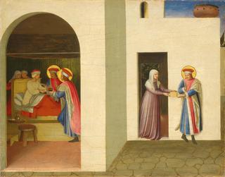 The Healing of Palladia by Saint Cosmas and Saint Damian (San Marco Altarpiece)