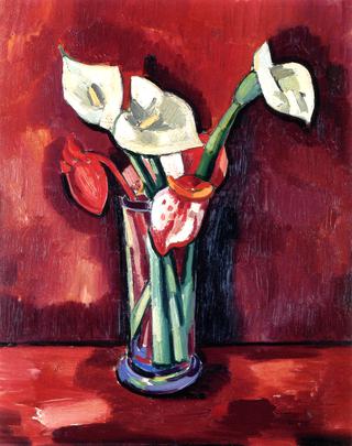 Calla Lilies in a Vase