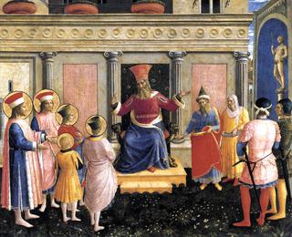 利修斯之前的圣科斯马和圣达米安（圣马可祭坛画）