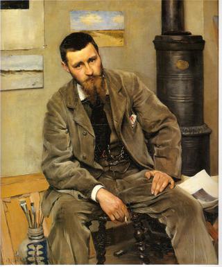 画家尼斯克鲁格的肖像