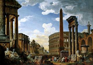 Capriccio with the Most Important Monuments and Sculptures of Ancient Rome