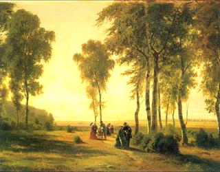 Landscape with Walkers