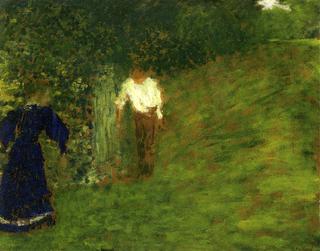 Man and Woman beneath a Tree