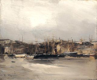 View of the Harbour at Marseilles