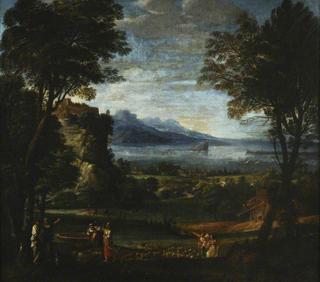 Landscape with the Daughters of Raguel at the Well