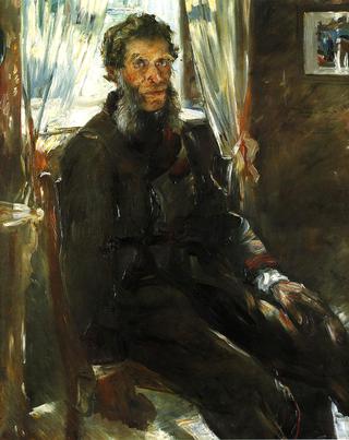 艺术家叔叔弗里德里希·科林斯的肖像