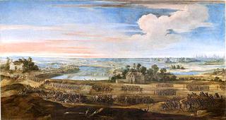 1627年英国军队在雷岛击败法国人