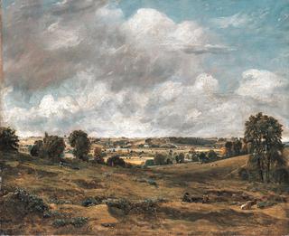 View of Dedham Vale from East Bergholt