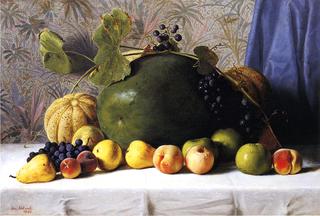 Watermelon, Cantaloupes, Grapes and Apples