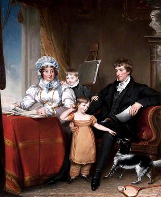 弗朗西斯·约翰斯顿，他的妻子和两个侄子