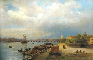 圣彼得堡涅瓦河景观