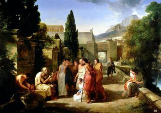 Homer Singing His Iliad at the Gate of Athens