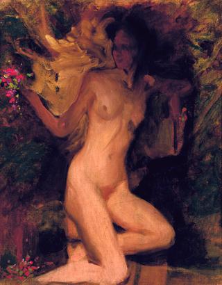 A female nude