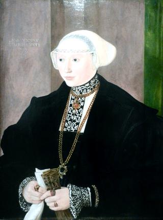 玛利亚·基茨彻（Maria Kitscher von 214）的肖像；冯·弗里堡