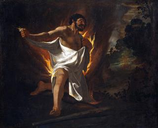 赫拉克勒斯之死，被半人马尼苏外衣烧焦