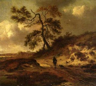 Landscape with a Man and an Dog