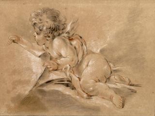 Putto with a Scroll