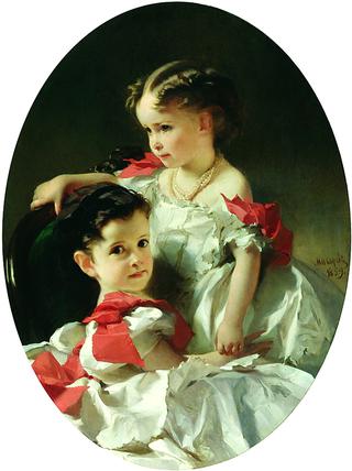 Portrait of Maria and Sofia Perovsky