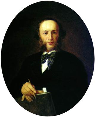 画家伊万·艾瓦佐夫斯基肖像