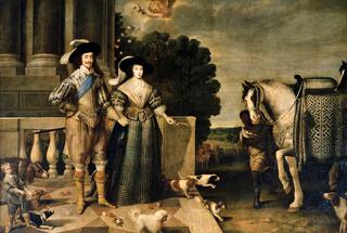Charles I and Henrietta Maria Departing for the Chase